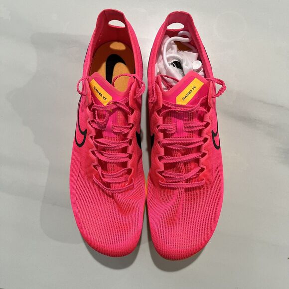 Nike Zoom Mamba6 Hyper Pink Racing Track New DR2733-600 NO SPIKES Men’s Sz 11.5 main image 4